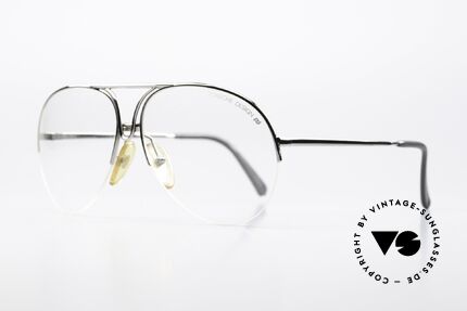 Porsche 5627 90er Nylor Aviator Brille, klassische Pilotenform aus den guten alten Zeiten, Passend für Herren und Damen