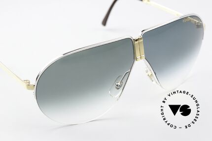 Porsche 5628 Bicolor In Gold Und Silber, KEINE Retrosonnenbrille, ein Original von ca. 1988!, Passend für Herren