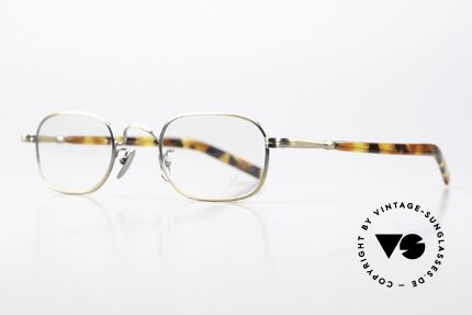 Lunor VA 105 Eckige Fassung Antik Gold, ohne große Logos; stattdessen mit zeitloser Eleganz, Passend für Herren und Damen