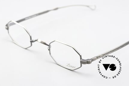 Lunor MT21 AS Achteckige Brille Antik Silber, eine edle, zeitlose Lesebrille für Damen & Herren, Passend für Herren und Damen