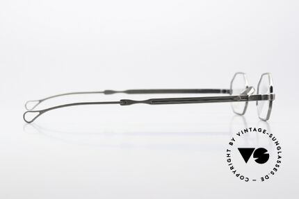 Lunor MT21 AS Achteckige Brille Antik Silber, natürlich ungetragen und mit orig. Etui von Lunor, Passend für Herren und Damen