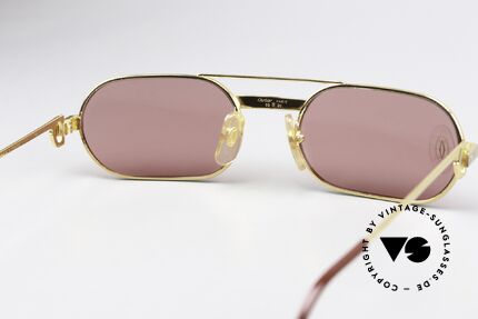 Cartier MUST Santos - M David Bowie 80er Brille, KEIN RETRO; ein 40 Jahre altes vintage ORIGINAL, Passend für Herren