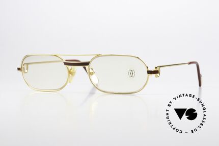 Cartier MUST Laque - S Gläser mit Hauchzeichen 1983, MUST: das erste Modell der Lunettes Collection '83, Passend für Herren und Damen