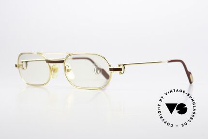Cartier MUST Laque - S Gläser mit Hauchzeichen 1983, teure Mineralgläser verdunkeln bei Sonne automatisch, Passend für Herren und Damen