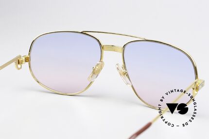 Cartier Romance Santos - M Gläser in Babyblau Zu Pink, KEINE RETRObrille; ein 35 Jahre altes vintage ORIGINAL, Passend für Herren und Damen
