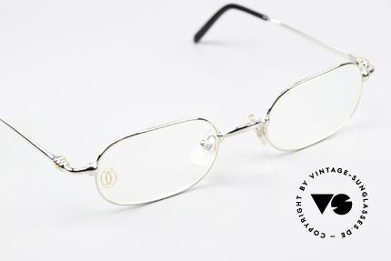 Cartier Orfy - S Platin Plattierte Fassung, ungetragenes Einzelstück inkl. orig. Cartier Zubehör, Passend für Herren und Damen