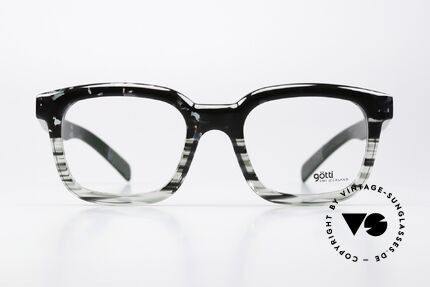 Götti Heins Massive Azetat Fassung, massive, ausdrucksstarke Azetat-Brille für Herren, Passend für Herren
