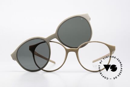 Götti Bionic Roby Panto Brille Gratis Clip On, Größe: small, Passend für Herren und Damen