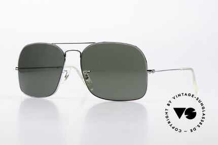 Ray Ban Winner G15 Glas Ohne B&L Gravur, seltenes 70er Jahre Modell von Ray Ban (USA), Passend für Herren