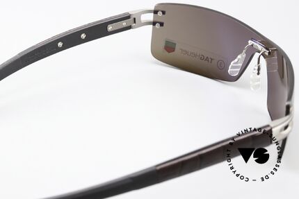 Tag Heuer L-Type 0451 Randlose Luxus Sonnenbrille, KEINE Retrobrille, sondern ein Original von 2006!, Passend für Herren