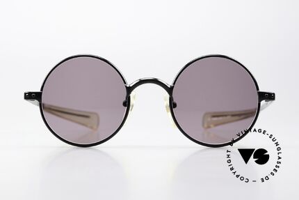 Jean Paul Gaultier 57-0173 High End 90er Sonnenbrille, Modell 57-0173, Größe 46/22; Klassisch Schwarz, Passend für Herren und Damen
