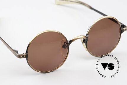 Jean Paul Gaultier 57-0173 90er Rahmen In Antik Bronze, unglaubliche 90er Qualität: Murai, made in Japan, Passend für Herren und Damen