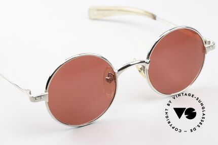 Jean Paul Gaultier 57-0173 Silber Chrome Blutorange, unglaubliche 90er Qualität: Murai, made in Japan, Passend für Herren und Damen