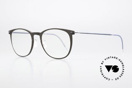 Lindberg 6529 51 NOW Braungrau Und Dunkelblau, braungraue Rahmenfront; Bügel in dunkelblau-metallic, Passend für Damen