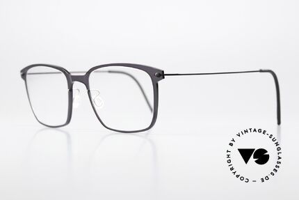 Lindberg 6522 NOW Front Blaugrau Transluzid, sehr hochwertiges Compositematerial mit Titanbügeln, Passend für Herren und Damen