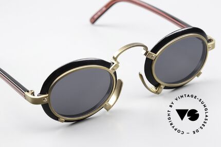 Jean Paul Gaultier 58-1273 Miles Davis 80er Sonnenbrille, Sonnenbrillen-Liebhaber Miles Davis trug dieses Modell, Passend für Herren und Damen