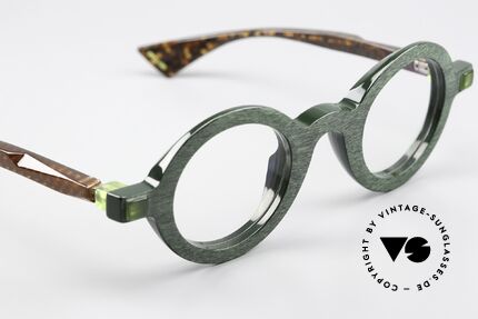 Piero Massaro 905 Massive Runde Designerbrille, mal wirklich etwas anderes für alle, die sich trauen, Passend für Herren und Damen