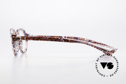 Piero Massaro 432 Gemusterte Designerbrille, ungetragenes Exemplar aus der 2017er Kollektion, Passend für Herren und Damen