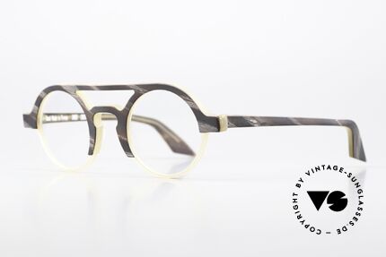 Pierre Eyewear Omer Interessantes Rahmenmuster, grandioses Rahmenmuster in ein Art Horn-Optik, Passend für Herren und Damen
