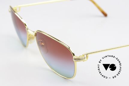 Cartier Courcelles - L Bordeaux Polarlichter Gläser, 22kt vergoldet (wie alle vintage Cartier ORIGINALE), Passend für Herren
