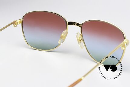 Cartier Courcelles - L Bordeaux Polarlichter Gläser, KEINE Retrobrille, sondern ein altes Cartier-Unikat!, Passend für Herren