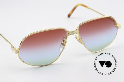 Cartier Panthere G.M. - M Tricolor Polarlicht Gläser, ungetragen + orig. Verpackung (selten in diesem Zustand), Passend für Herren und Damen