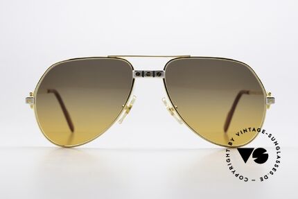 Cartier Vendome Santos - S Wüstensturm Sonnengläser, wurde 1983 veröffentlicht & dann bis 1997 produziert, Passend für Herren und Damen
