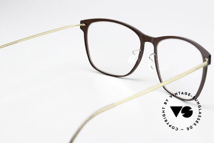 Lindberg 6525 NOW Braun Und Gold In Size 52mm, ungetragenes Designerstück mit original Lindberg Etui, Passend für Damen