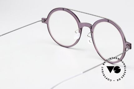 Lindberg 6543 48 NOW Zart Violett Leicht Lila, ungetragenes Designerstück mit original Lindberg Etui, Passend für Damen