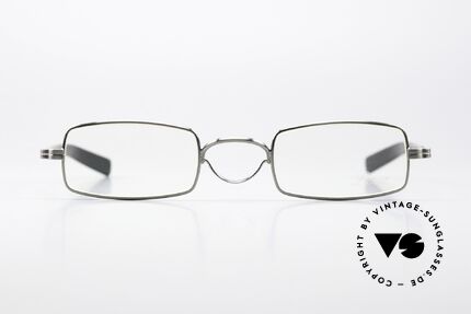 Lunor Swing A 37 Eckige Vintage Lesebrille AS, ungetragen (wie alle unseren alten Lunor Klassiker), Passend für Herren