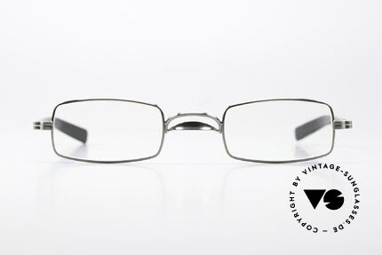 Lunor Swing A 37 Eckige Vintage Lesebrille AS, Glashöhe 25mm = nur Lesebrille (KEINE Gleitsicht), Passend für Herren