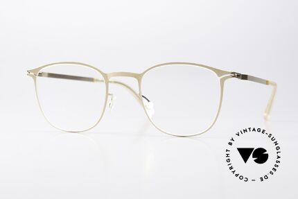 Mykita Ando Damenbrille Klassisch Gold Details