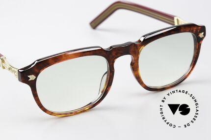 Jean Paul Gaultier 57-1071 Vintage Mode 80er Zeitgeist, ein Modestatement; col. 1 (schildpatt, gold & weinrot), Passend für Herren und Damen