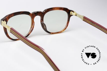 Jean Paul Gaultier 57-1071 Vintage Mode 80er Zeitgeist, nur sehr leicht getönte Gläser (auch abends tragbar), Passend für Herren und Damen