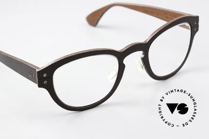 Lucas de Stael Minotaure M02 Lederbrille Panto Unisex, ungetragen von 2017; Lieferung in einem de Staël Etui, Passend für Herren und Damen