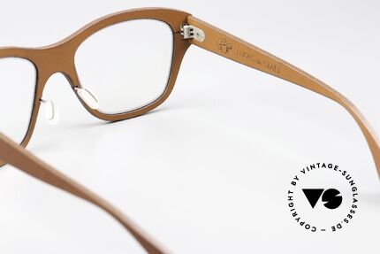 Lucas de Stael Minotaure M10 Damenbrille Mit Lederüberzug, Größe: small, Passend für Damen