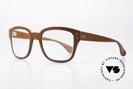 Lucas de Stael Minotaure M09 Unisex Brille Mit Lederüberzug, Luxusmodell mit Leder-Überzug (Connoisseur-Brille), Passend für Herren und Damen