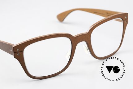 Lucas de Stael Minotaure M09 Unisex Brille Mit Lederüberzug, ungetragen von 2017; Lieferung in einem de Staël Etui, Passend für Herren und Damen