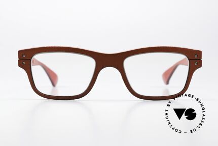 Lucas de Stael Minotaure M05 Frauen Brille Lederüberzug, eine klassische Frauen-Brille; HANDMADE in France, Passend für Damen
