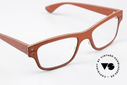 Lucas de Stael Minotaure M05 Frauen Brille Lederüberzug, ungetragen von 2017; Lieferung in einem de Staël Etui, Passend für Damen