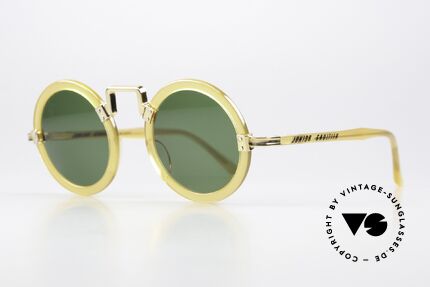 Jean Paul Gaultier 58-0275 Steampunk Sonnenbrille 80er, Markt-Einführung 1987 in Japan und 1988 in Amerika, Passend für Herren und Damen