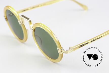 Jean Paul Gaultier 58-0275 Steampunk Sonnenbrille 80er, das Design war damals aber seiner Zeit deutlich voraus, Passend für Herren und Damen
