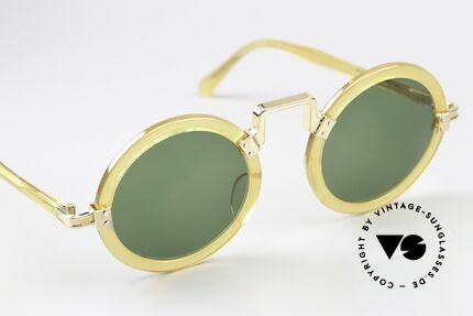 Jean Paul Gaultier 58-0275 Steampunk Sonnenbrille 80er, entsprechend auch als "Steampunk Brillen" bezeichnet, Passend für Herren und Damen