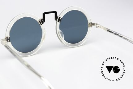 Jean Paul Gaultier 58-0275 Im Design Seiner Zeit Voraus, hier Modell 58-0275 in Farbe 4 (kristall-klar & silber), Passend für Herren und Damen