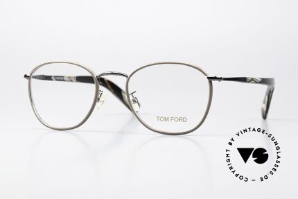 Tom Ford TF5333 Braungrau Gunmetal Fassung Details