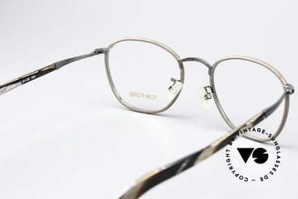 Tom Ford TF5333 Braungrau Gunmetal Fassung, die Fassung kann natürlich beliebig verglast werden, Passend für Herren und Damen