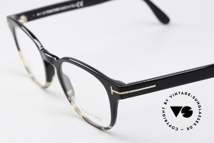 Tom Ford TF5400 Unisex Panto Brille Eckig, eckiges Panto-Design für Damen & Herren geeignet, Passend für Herren und Damen