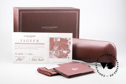 Jacques Marie Mage Jagger Sonnenbrille Zum Feiern, Größe: large, Passend für Herren