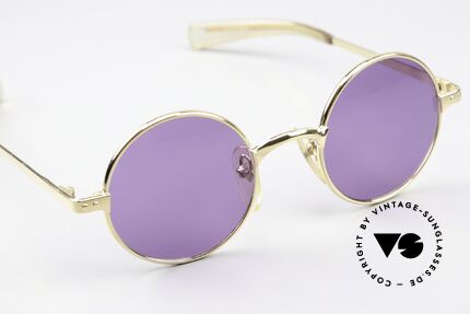 Jean Paul Gaultier 57-0173 Geniale Sonnengläser Violett, herausragende 90er Qualität: Murai, made in Japan, Passend für Herren und Damen