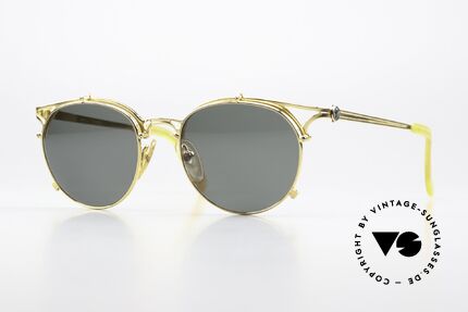 Jean Paul Gaultier 56-2171 Designer Panto Sonnenbrille Details